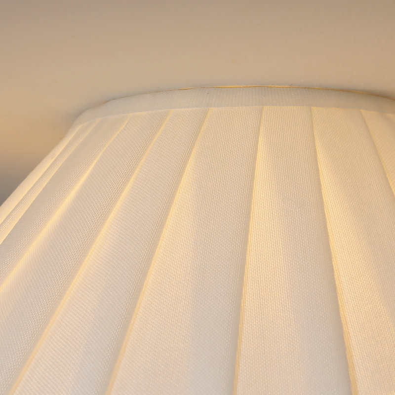 Plafonnier encastré en tissu 2 lumières