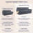 4 Piece Stretch Jacquard Couch Cover, Sofa Slipcover for 3 Cushion Couch, Machine Washable Furniture Protector(Sofa, Gray)-1400389080