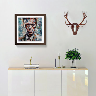 David Bowie Abstract Art - Framed Print