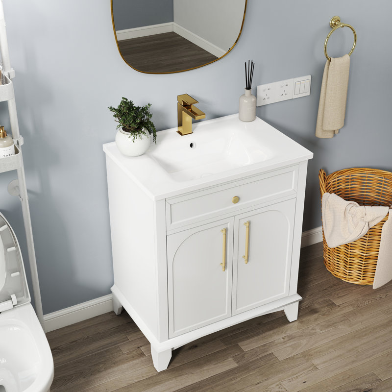 Meuble-lavabo 24 po, Blanc