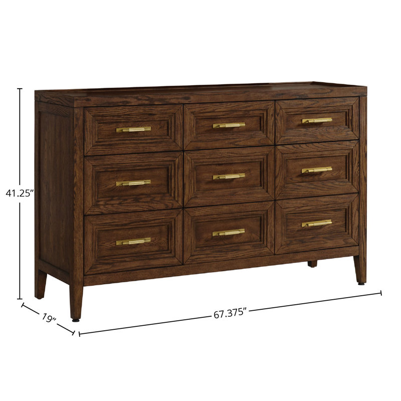Commode 9 tiroirs Marlow