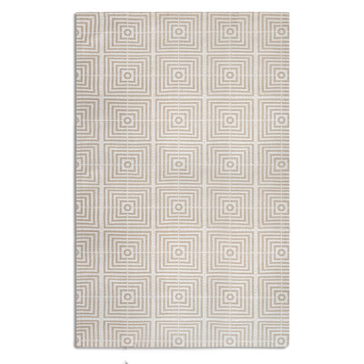 Beauty Geometric Viscose Area Rug