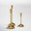 Brushed Gold Mod Taper Holder- Set Of 3