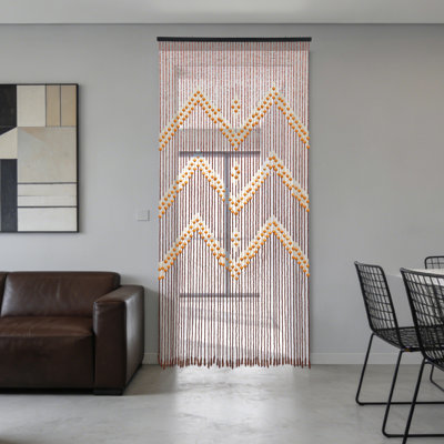 Rideaux décoratifs en bois naturel
