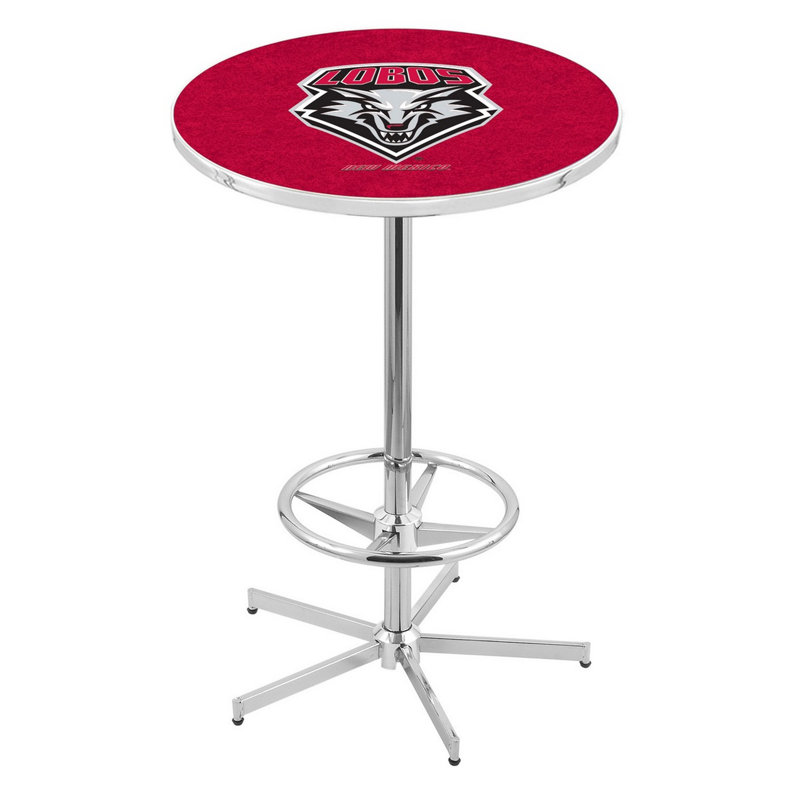 NCAA Round Dining Table, University of New Mexico