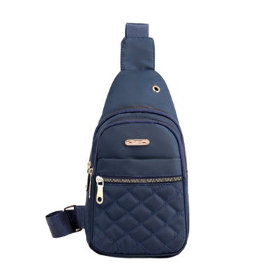 Backpack Travel Fashionable Chest Bag For Men Women - Large Capacity Fabric Waterproofing Sling Bag - Convenient Front Pack