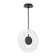 Cymbal 1 - Light Black/Clear LED Single Pendant