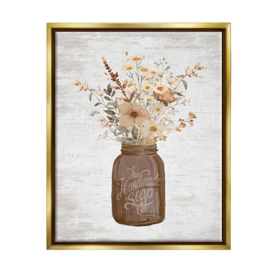 Arrangement floral automnal - reproduction sur toile tendue
