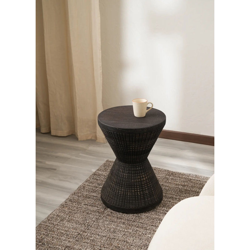 Decorative Wooden End Table-Side Table-16X16X22"
