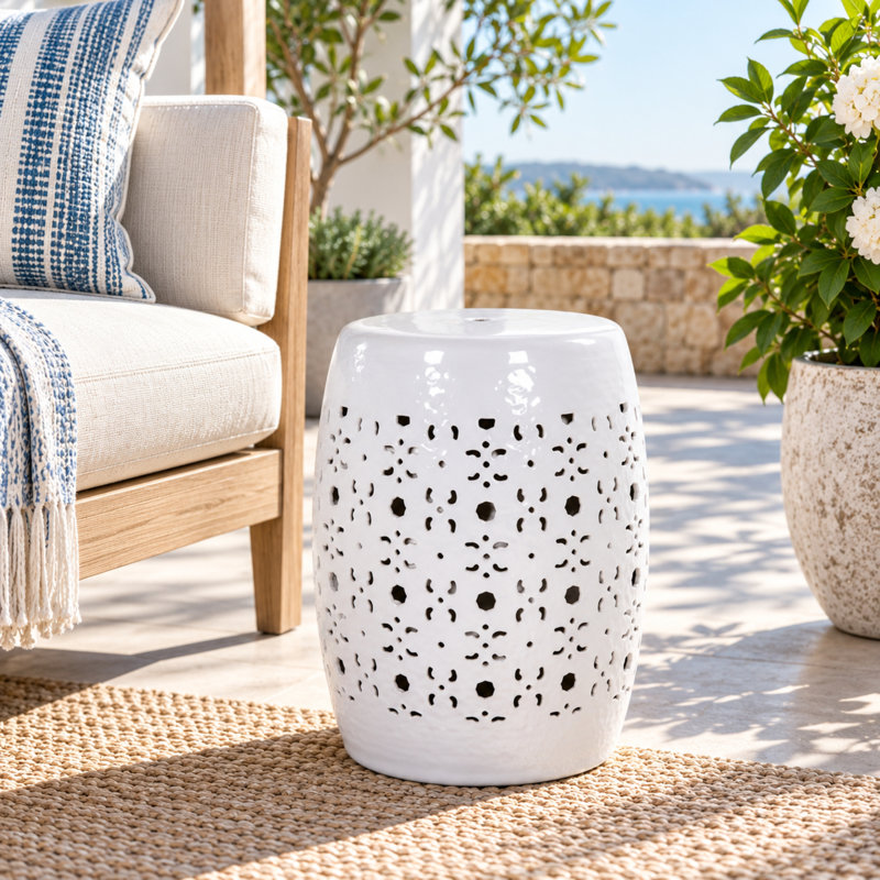  Clark Ceramic Garden Stool