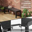 Banc d'extérieur sans dossier, banc de jardin robuste et durable-510404764-479074919