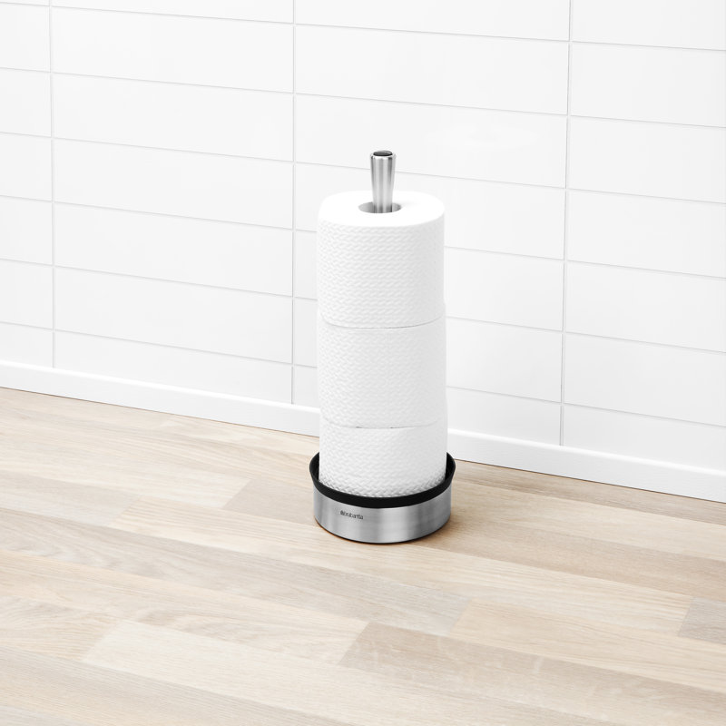 Brabantia Profile Toilet Roll Dispenser, Matt Steel
