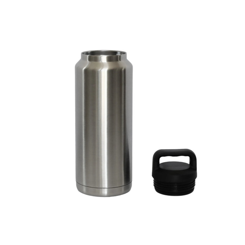 Créative 36 oz. Bouteille d'eau en acier inoxydable à double paroi, Argent
