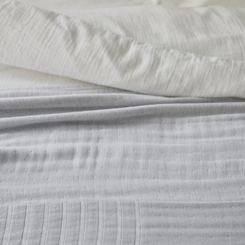 Madura Throw, W180 x L280cm, Pale Grey