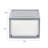 Diedrich 11.88" W Stackble Storage Drawer