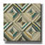  «The Center 1 Abstract Turquoise» par Cheryl Warrick, art mural sur toile, 12 po x 12 po