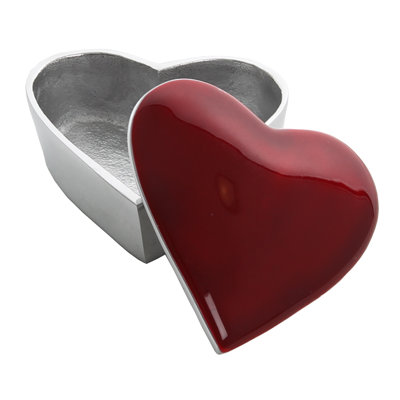 Metal Jewelry Box + Mirror