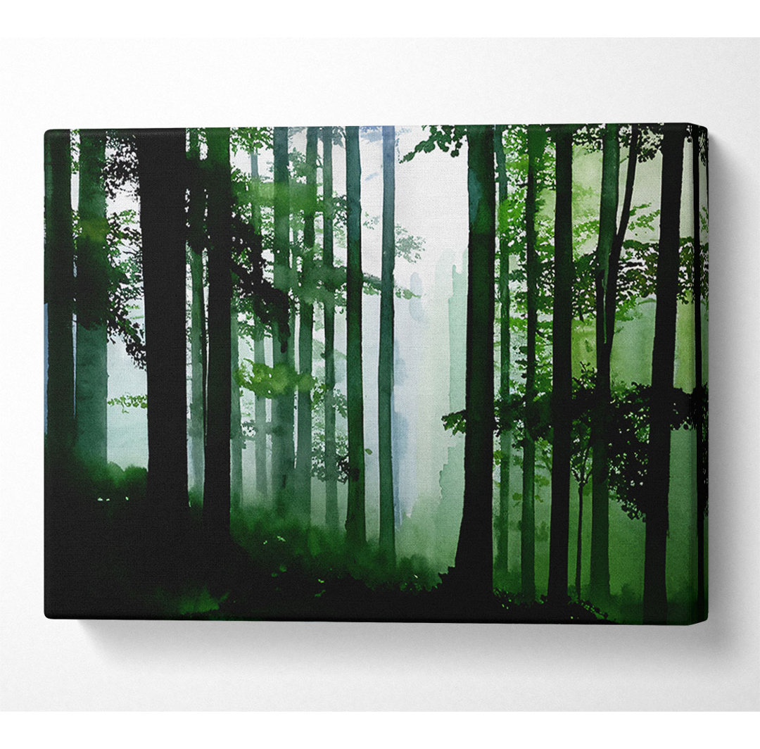 Emerald Forest Mist - Kunstdrucke auf Leinwand