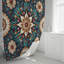 Rideau de douche avec tapis de bain-1170876664