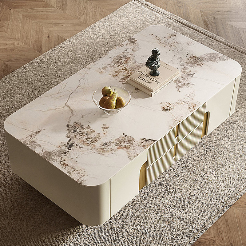 Modern Luxury Rock Slab Coffee Table