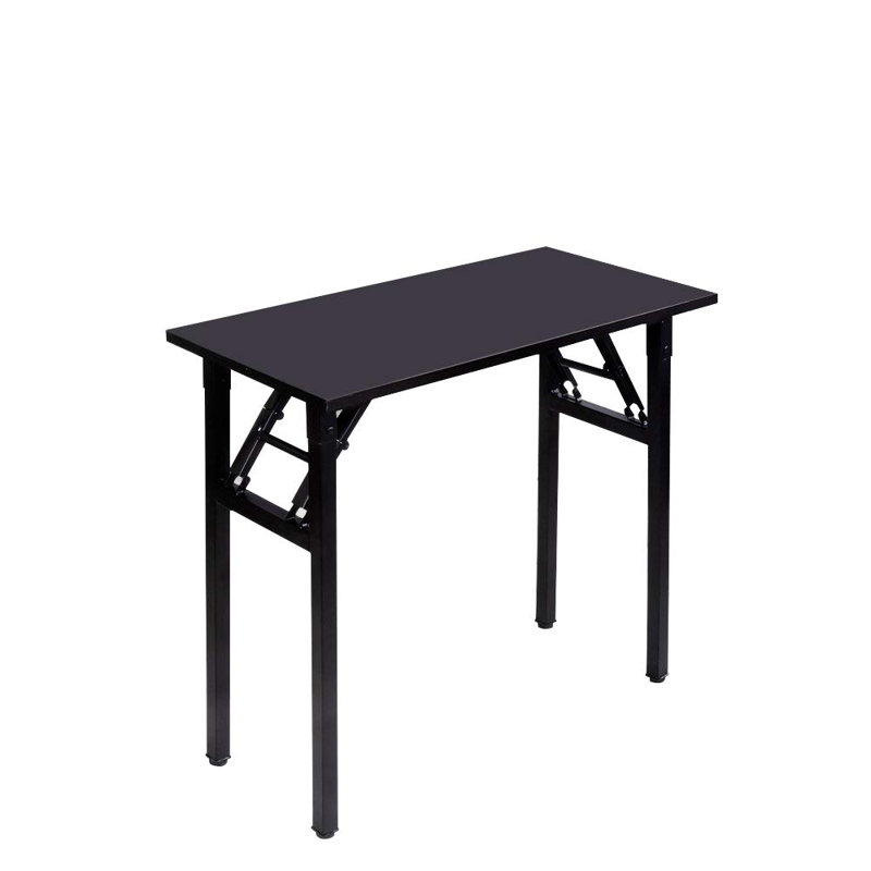 Katie Adjustable Metal Base Computer Desk, 29.5" H x 31.5" W x 15.7" D, White