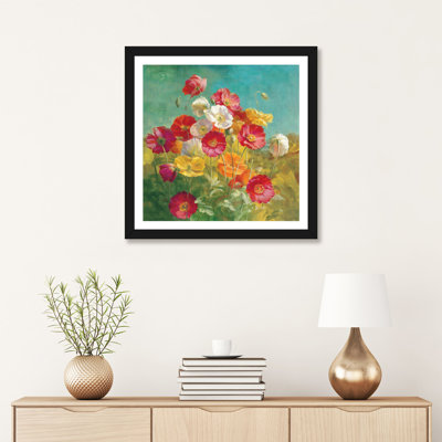 Coquelicots dans le champ par Danhui Nai - reproduction d'art