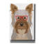 Yorkshire Terrier portant des lunettes de hipster 2 po par Furbaby Affiliates, art mural sur toile-1159729414