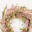 Couronne de porte de 22 po à motif de bouleau et de fleurs sauvages