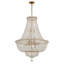 Lustre en laiton vieilli 28 po Roslyn
