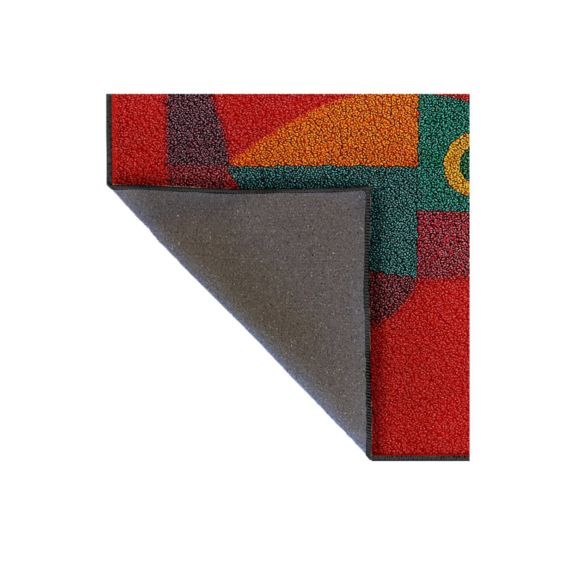 Tapis tissé à motif nautique Mosso, 4'11" x 7'7"