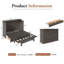 Lit escamotable en bois massif avec station de charge, tiroirs-1643548576-1643548589