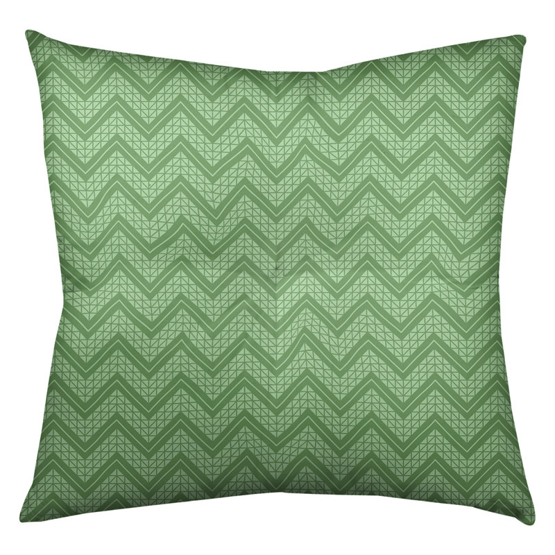 Coussin Rhonda Cheval, 30 po x 30 po, Vert