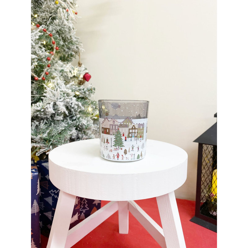 Glass Tabletop Tealight Holder