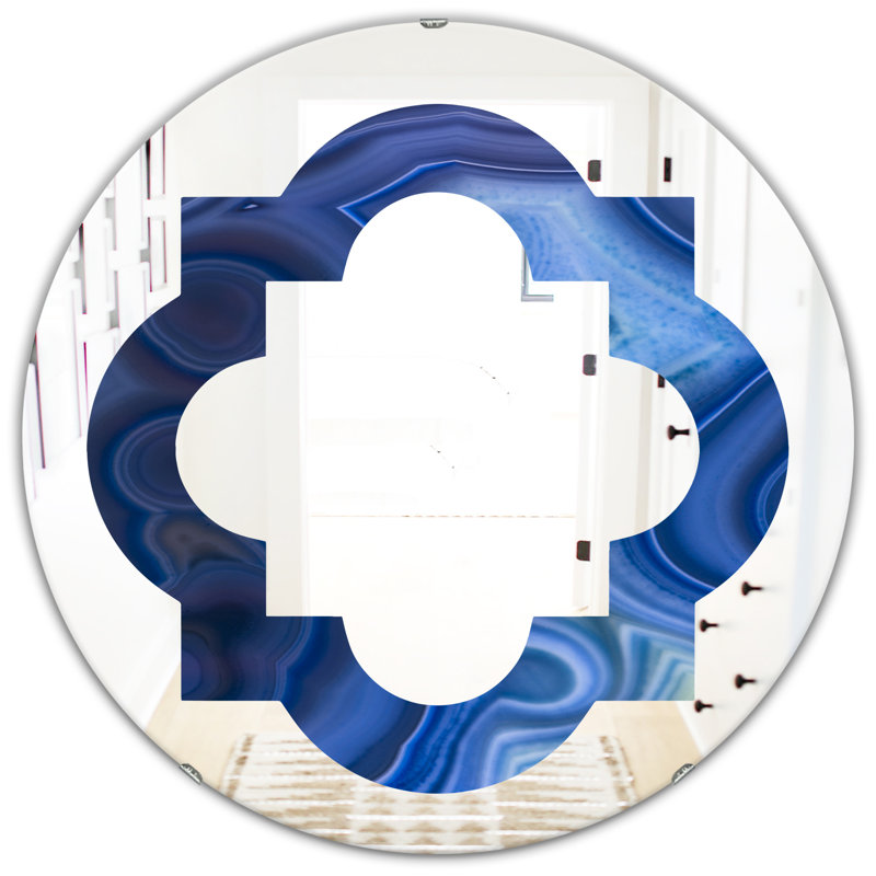 Miroir mural éclectique, H 23,6 po x l 23,6 po, Canion II
