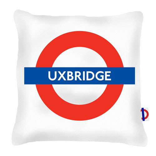 Uxbridge Tube Station London Transport Cushion
