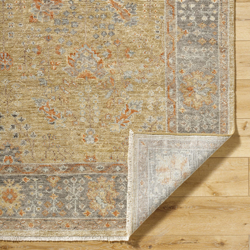 Monterey Hand Knotted Area Rug, Rectangle 6' x 9'