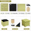 38cm Wide Solid Colour Footstool Ottoman-647977458