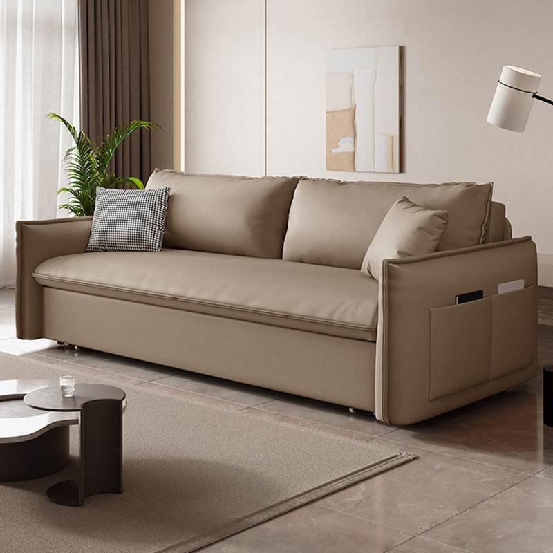 Simple Modern Tech Fabric Extendable Storage Living Room Sofa