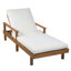 Ensemble de 2 chaises longues en bois avec accoudoirs et coussins-1359770261
