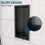 Niche de douche en acier inoxydable 13 po x 7 po, noir bronze