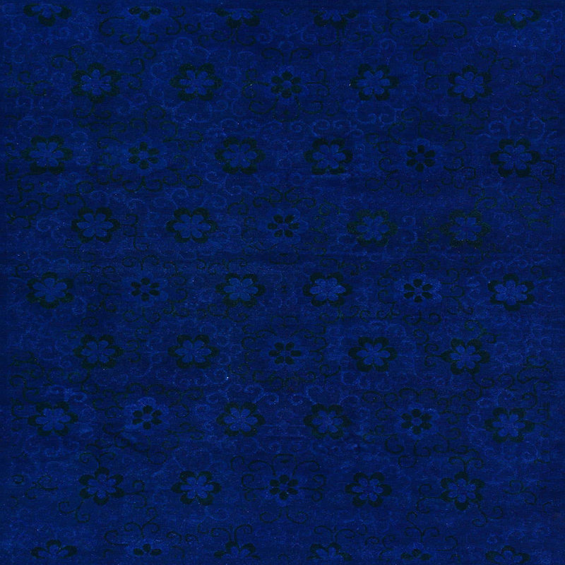 Wool Abstract Indoor Rug, Square 4'