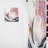 Dalbury - Pink And White Marble Medley I - Modern Curtain - Velvet Room Darkening - 1 panel-937219444
