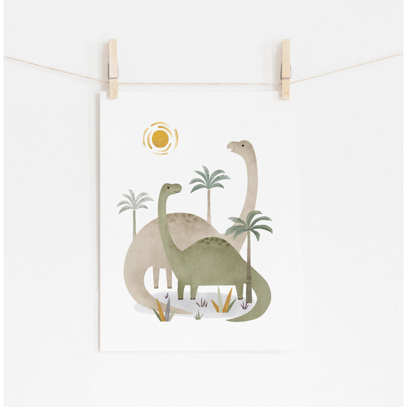Ensemble d'impressions sur papier dinosaure - impressions sans cadre, H 18 po x l 14 po