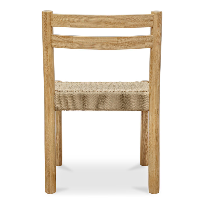 Finn Solid Wood Dining Chair, Natural