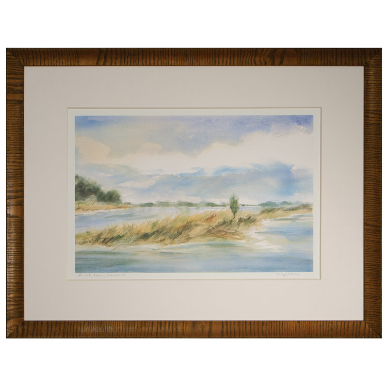 Smack Bayou Peninsula Print by Daughdrill