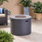 30.71 Inches Deep Fire Pit, 40,000 , Dark Grey, Hassle- Install Here Table , 31" Round, Built-In Tank