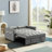 Ornella Modern 4 in1 Loveseat Sofa Bed with Armrests & Storage Pockets-118564483