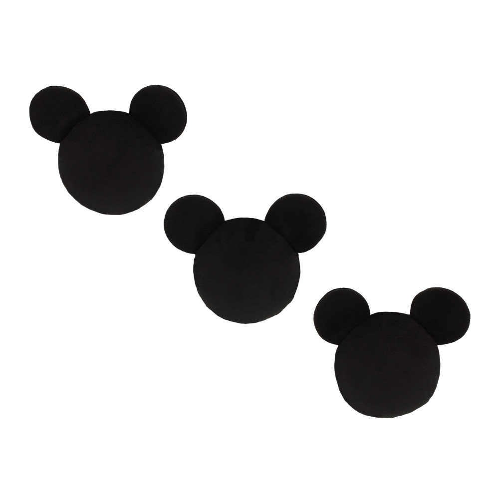 NoJo MickeyMouse Shaped Plush 3D Wall Decor (Set of 3) Disney