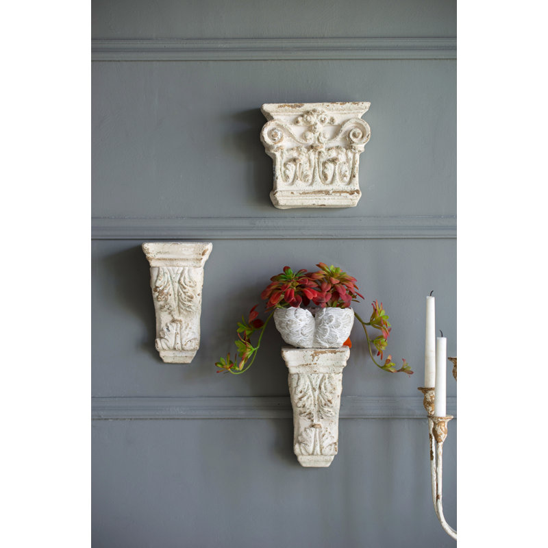 Antique White Wall Shelf