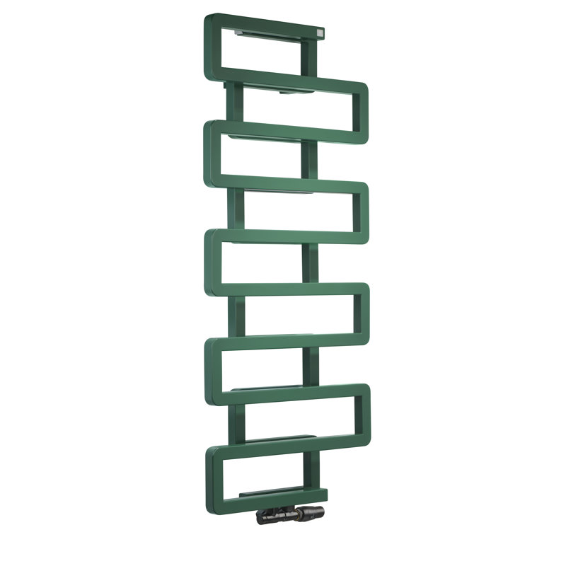 Heated Towel Rail, BOOKIE 1155/500, Green